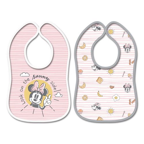 Two Pack Babero Disney Minnie Breakfast 0 - 6 M