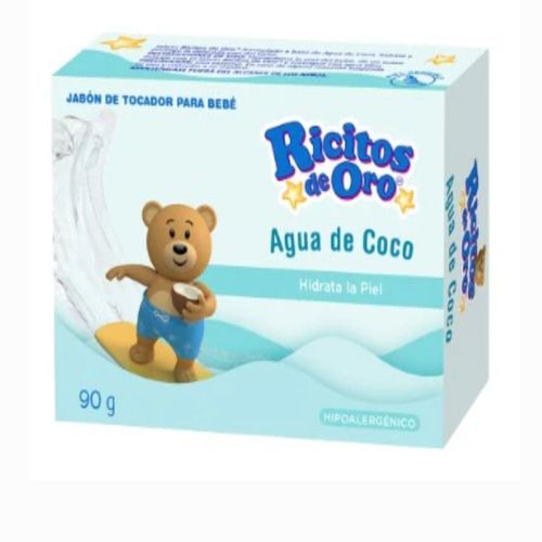 Jabón Ricitos De Oro Agua de Coco 90 g