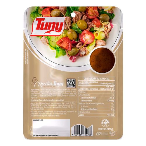 Atún Tuny Aderezo Vinagreta 75g