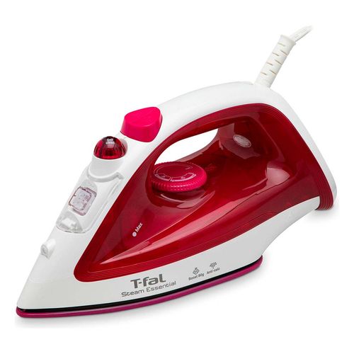 Plancha de Vapor T-Fal Steam Essential Fv1052x0-Rosa