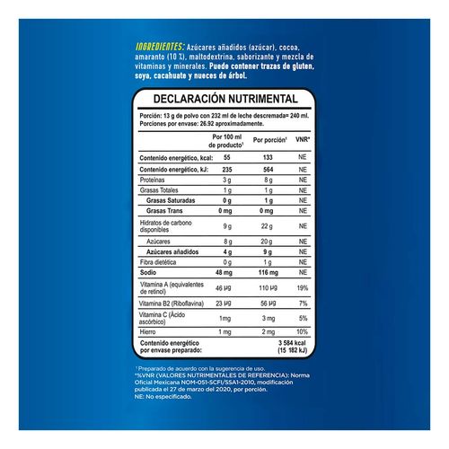 Avena Don Luis Amara Choc 350g