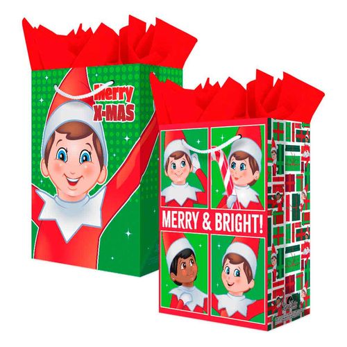 Bolsa Regalo Grande Elf On The Shelf Par 2 Granmark
