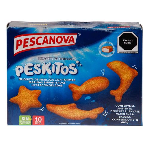 Peskitos de Merluza Empanizados Pescanova 400g