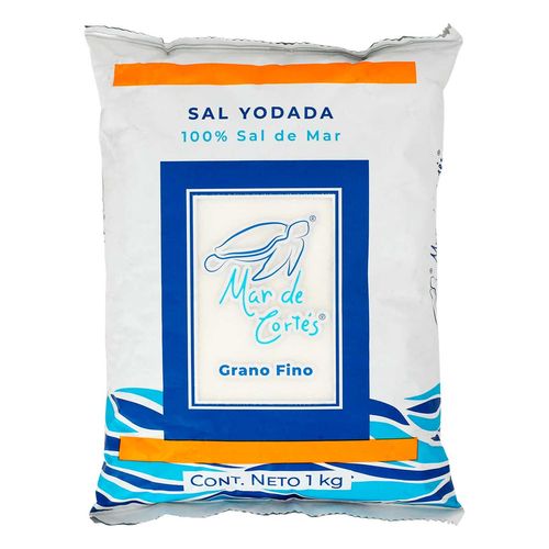 Sal Mar de Cortés Grano Fino Bolsa 1Kg