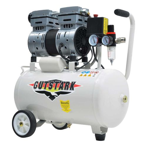 Compresor de Aire Eléctrico Portátil Monofásico 25L 1Hp 127V 60Hz