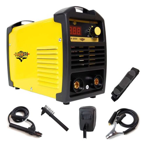 Soldadora Inversora Gutstark Home 200 Amp 110 V Electrodos + Careta Cables