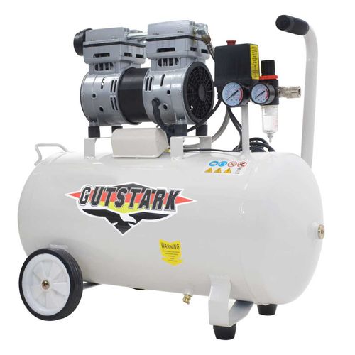 Compresor Aire Eléctrico Gutstark Home Portátil 50 L 127V 1Hp 2 Pistones