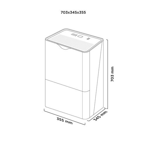 Acondicionador Portátil Midea Easy Cool 1 Ton 12000 BTUs 110V Blanco solo frio MAP14H1PSP