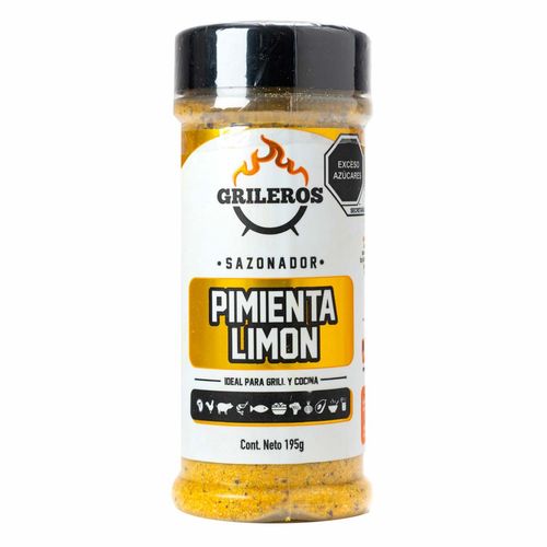 Sazonador Grileros Pimienta Limón 195g
