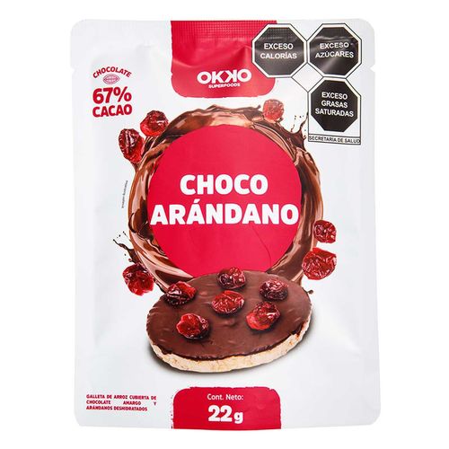 Galleta Okko Choco Arándanos 22g