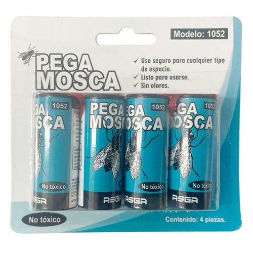 Set De 4 Tiras Trampa Pega Moscas
