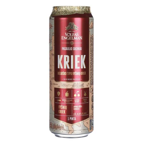 Cerveza Volfas Kriek 1p 568 ml Lata
