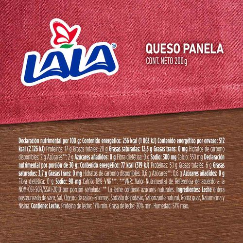 Queso Lala Panela 200g