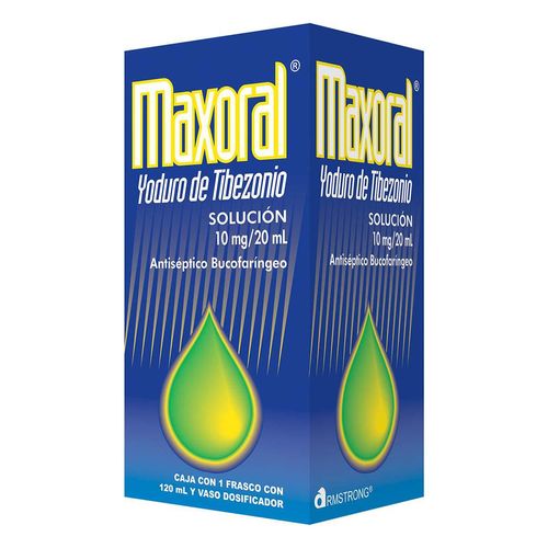 Solución Bucofaríngea Maxoral 10mg/20ml Frasco con 120ml