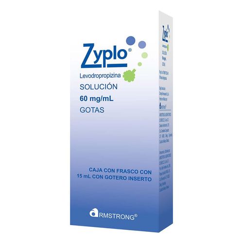 Solución en Gotas Zyplo de 60mg con Frasco Gotero de 15ml