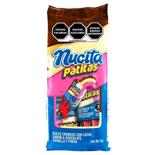 Chocolates Nucita Patitas Bolsa 76g