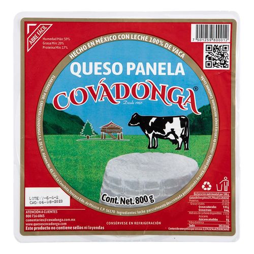 Queso Panela Covadonga 800g