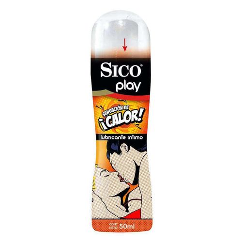 Lubricante Íntimo Sico Play Sensación de Calor 50ml