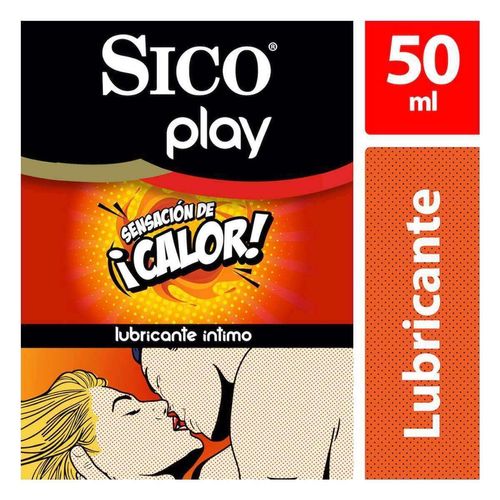 Lubricante Íntimo Sico Play Sensación de Calor 50ml