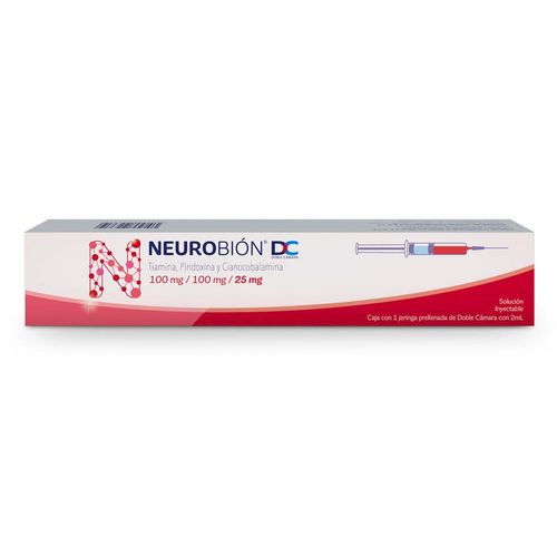 Solución Inyectable Neurobión DC 1 Jeringas (100mg/100mg/25mg)