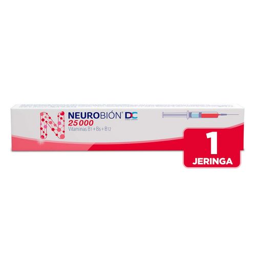 Solución Inyectable Neurobión DC 1 Jeringas (100mg/100mg/25mg)