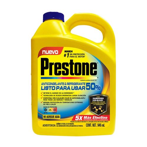 Prestone AF50% Listo para Usar Litro.