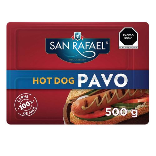 Salchichas de Pavo San Rafael para Hot Dog 500g