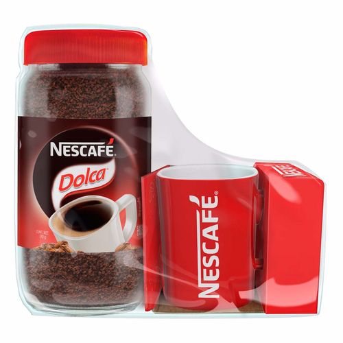 Café Soluble Nescafé Dolca 170g más Taza Roja