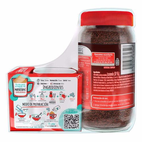 Café Soluble Nescafé Dolca 170g más Taza Roja