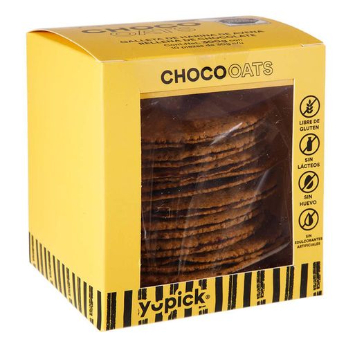 Galleta Yupick Avena Relleno de Chococolate 300g
