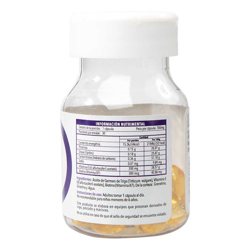 Suplemento Alimenticio Well Bio 30 Cápsulas 700mg c/u