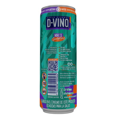 Vino Espumoso en lata D-Vino White 355ml