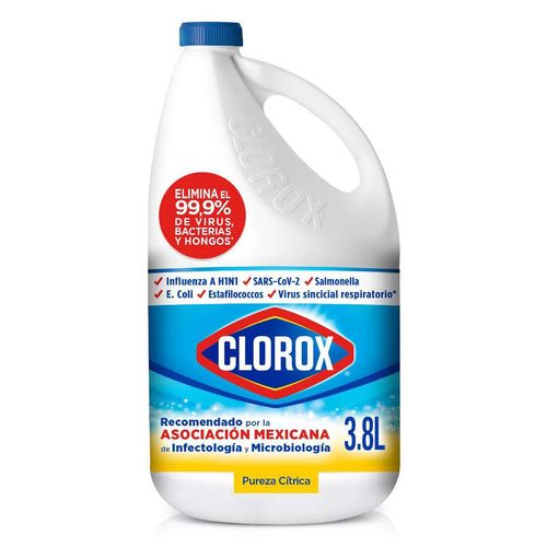 Blanqueador Clorox Pureza Cítrica 3.8L