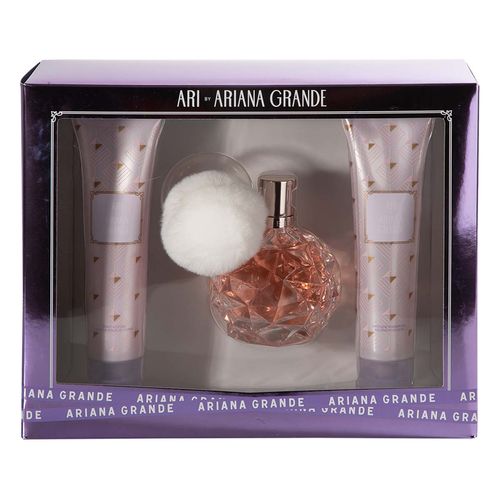 Set Fragancia Ariana Grande 3 Piezas 100ml + Body Lotion 100ml +Shower Gel 100ml