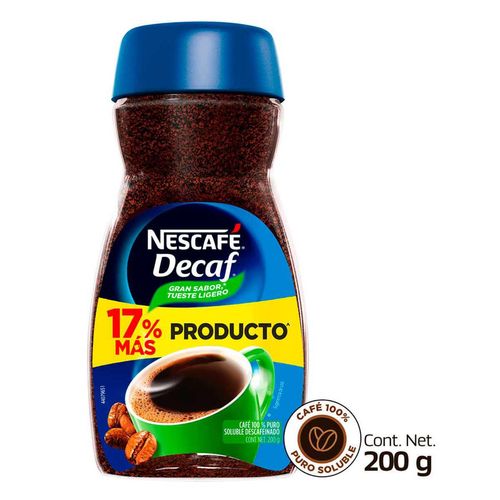 Café Nescafé Decafeinado 200g