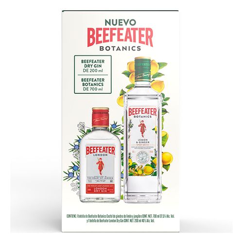Ginebra Beefeater Botanics 700ml + Beefeater Dry 200ml