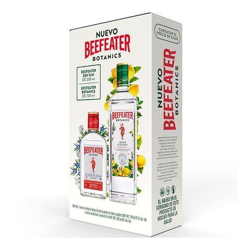 Ginebra Beefeater Botanics 700ml + Beefeater Dry 200ml