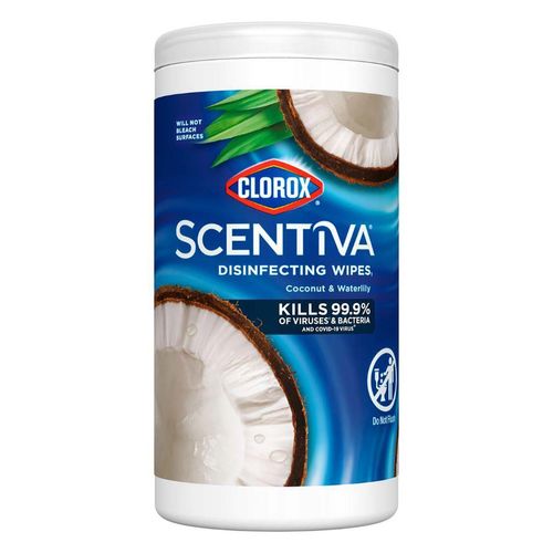 Toalla Húmedas Desinfectantes Clorox Scentiva Coco 75 piezas