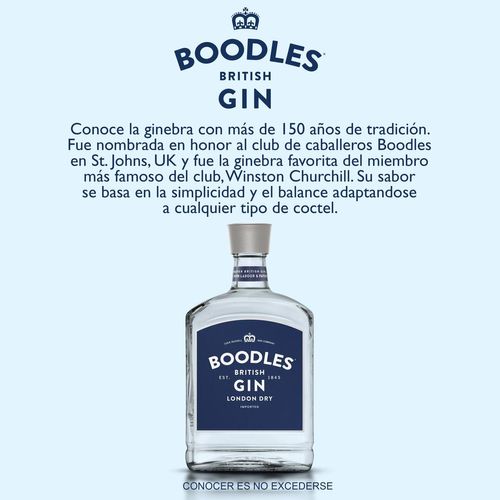 Ginebra Boodles 750ml