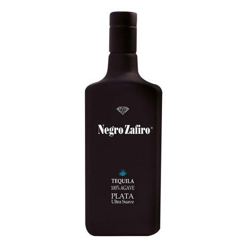 Tequila Negro Zafiro Plata Ultra Suave 100% Agave 750ml