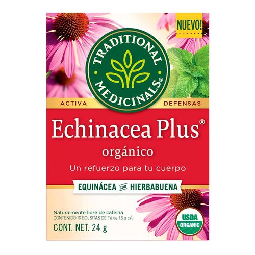 Té Traditional Medicinals Echinacea Plus 24g
