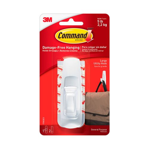 Gancho 3M Command Multiusos Grande Blanco 1 pieza