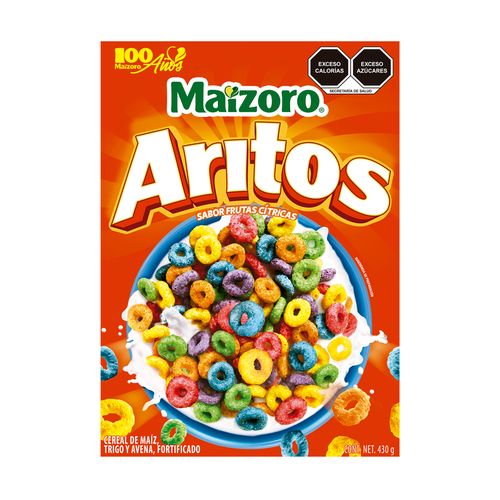 Cereal Maizoro Aritos de Fruta 430g