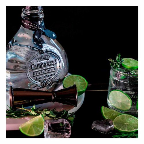 Tequila Campo Azul Diamante Cristalino 100% Agave 750ml