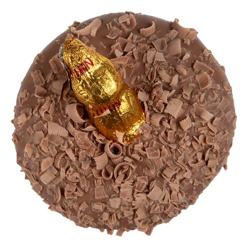 Dona con Conejo de Chocolate