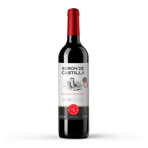 Vino Tinto Español Báron de Castilla Cabernet Sauvignon 750ml