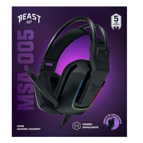 Diadema Beast STG-H77903 Gaming Alámbrica