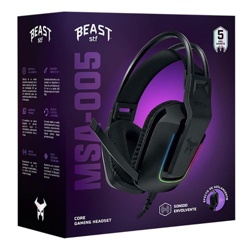 Diadema Beast STG-H77903 Gaming Alámbrica