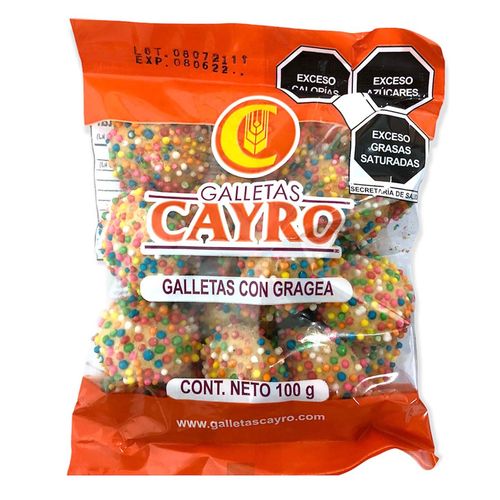 Galletas Cayro con Gragea 100g
