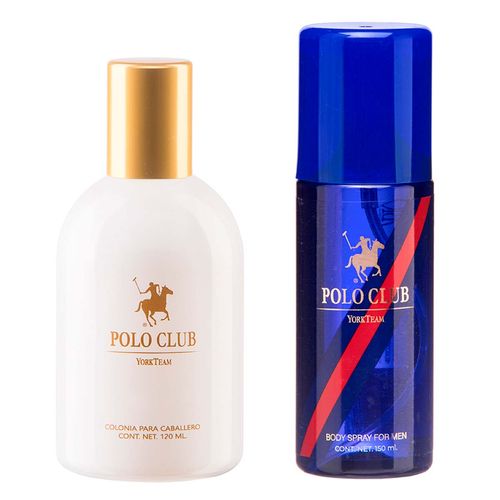 Set de Fragancias para Caballero Polo Club Classic White120ml + Body Spray 150ml